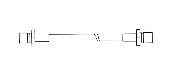 Bremseslange MK1 baghjul