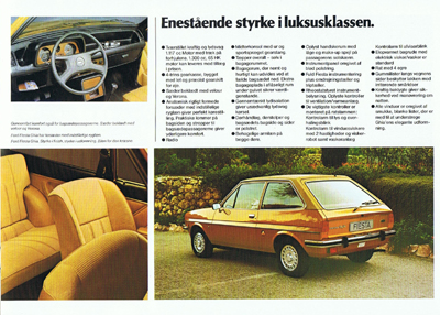 Salgsbrochüre fiesta december 1978