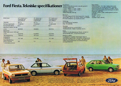 Salgsbrochüre fiesta juli 1976